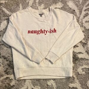 Aerie Naughty-ish crewneck sweater